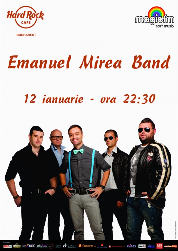 Concert Emanuel Mirea Band in Hard Rock Cafe