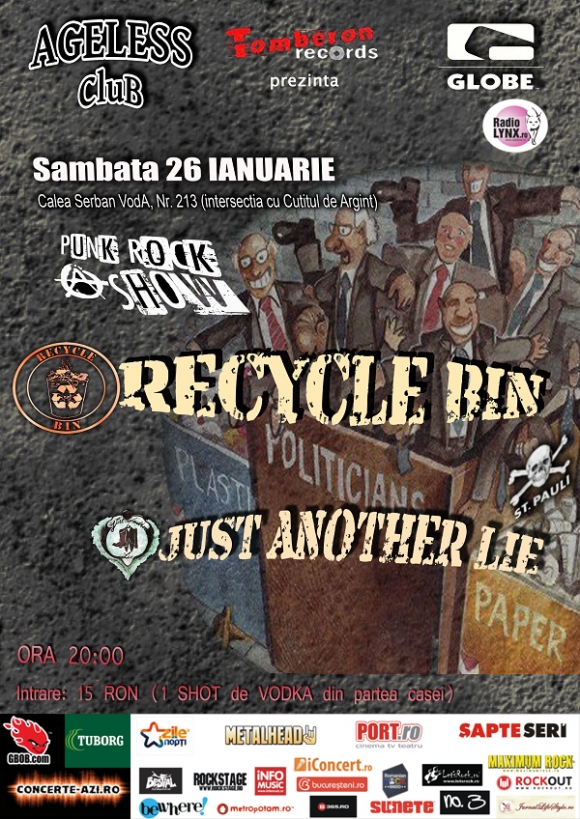 Concert Recycle Bin in club Ageless