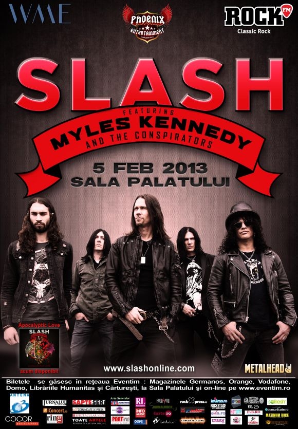 Slash feat. Myles Kennedy and The Conspirators: Categoria VIP epuizata!