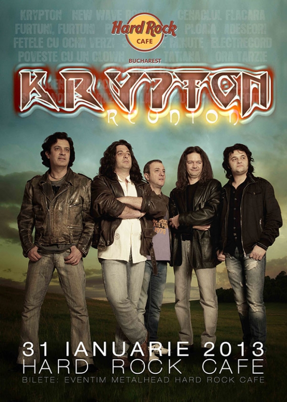 Concert special Krypton Reunion la Hard Rock Cafe din Bucuresti