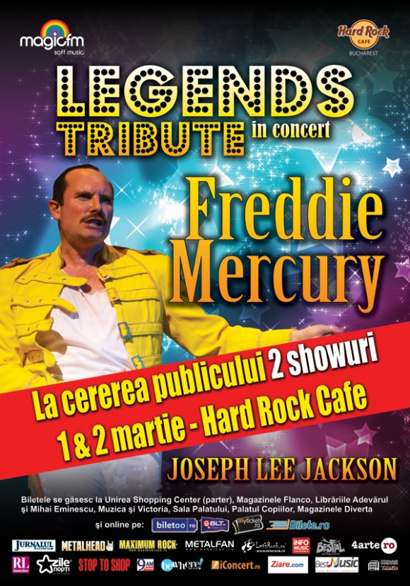 A Vision of MERCURY – doua seri la rand la Hard Rock Cafe