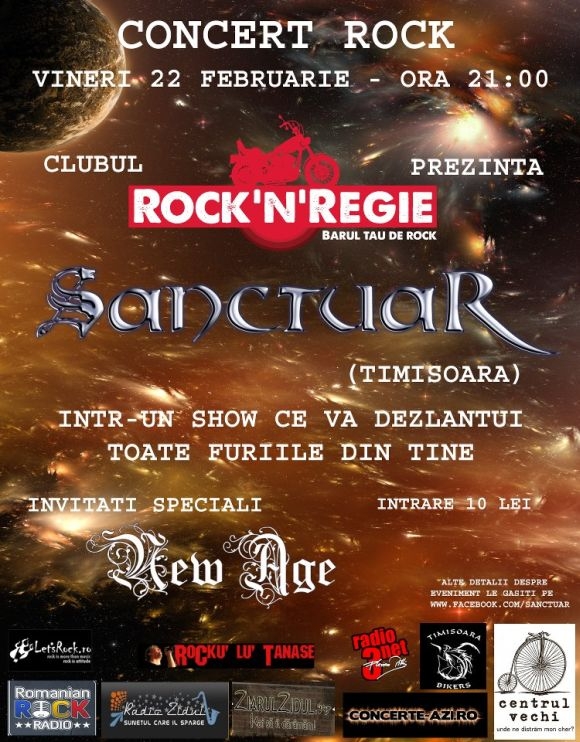 Concert Sanctuar si New Age in Rock'n Regie