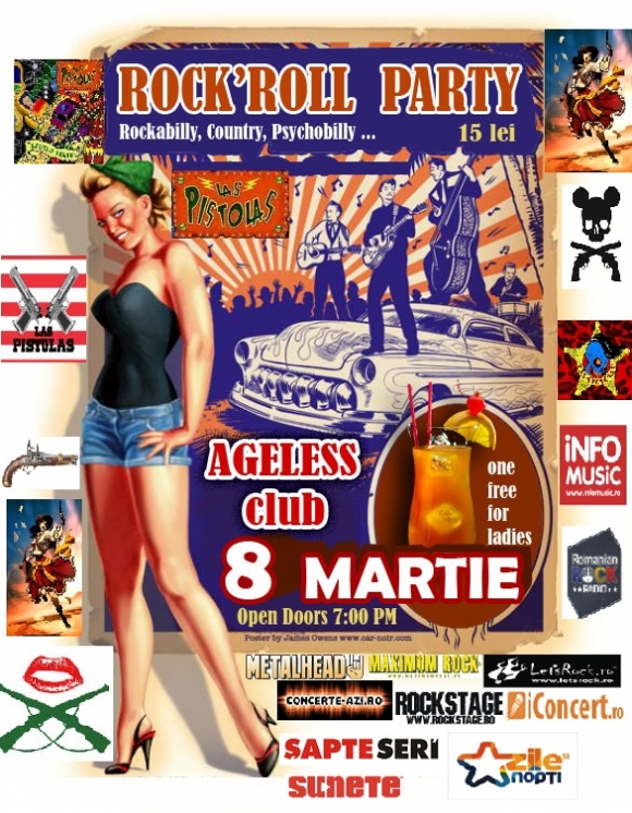 Las Pistolas Rock’n Roll Crazy Night in Ageless Club