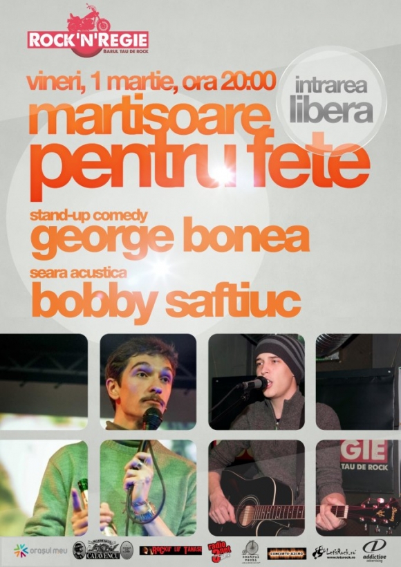 Martisoare pentru fete in Rock'n Regie