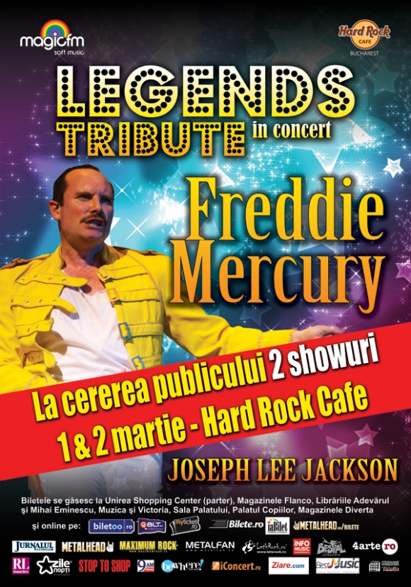 „Freddie Mercury” ajunge vineri la Hard Rock Cafe