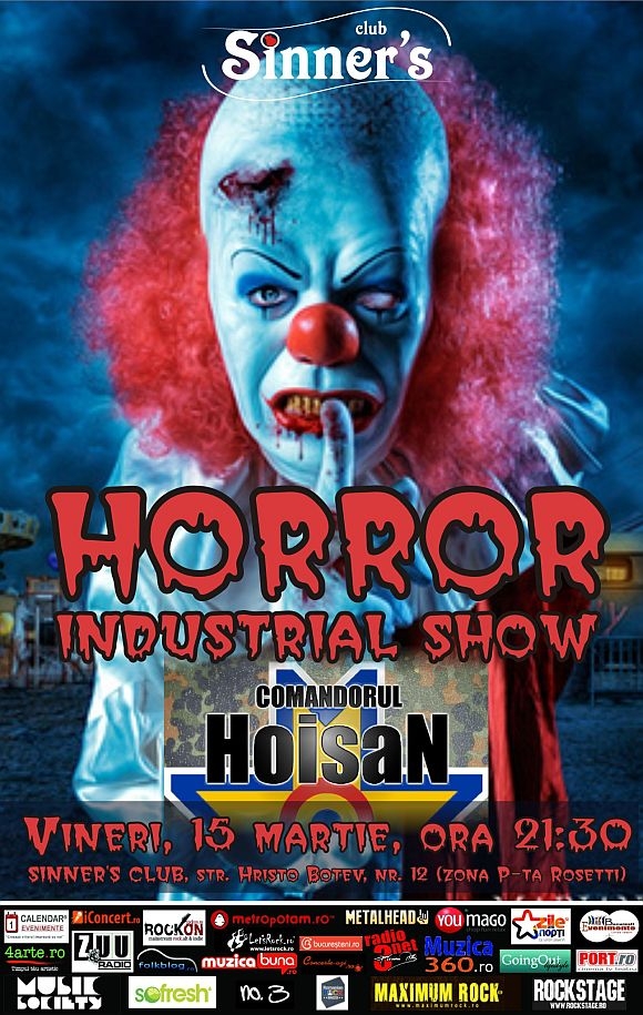 Comandorul Hoisan Horror Industrial Show in Sinner's