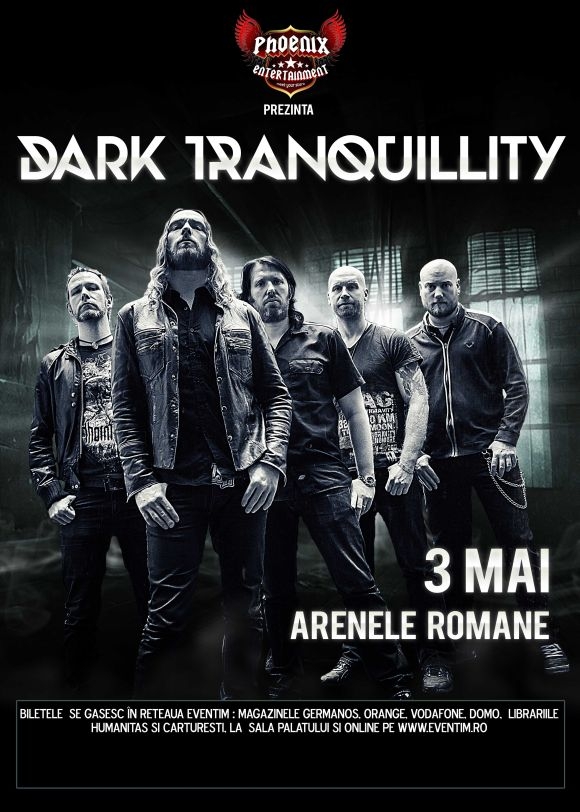 Concert Dark Tranquillity la Arenele Romane din Bucuresti