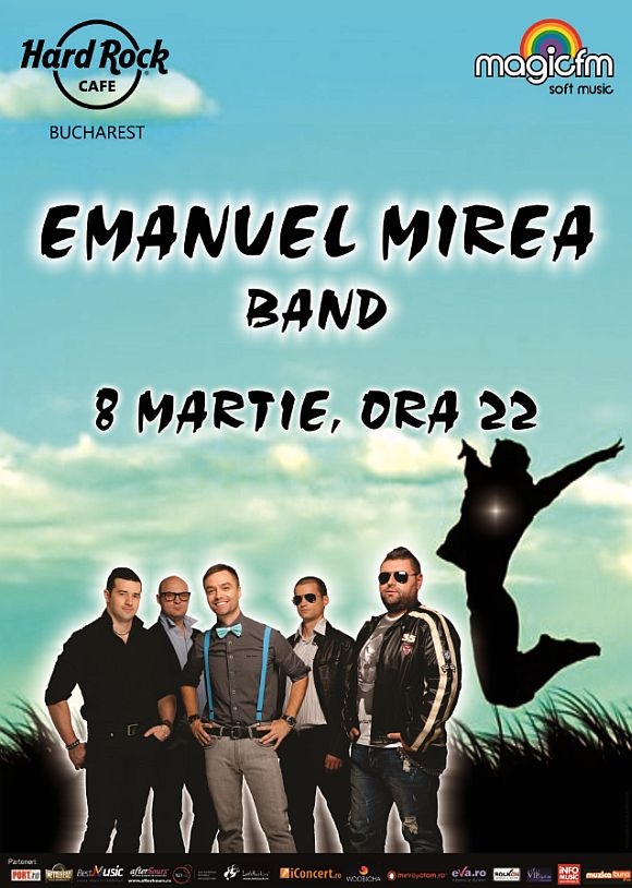 Concert Emanuel Mirea Band in Hard Rock Cafe