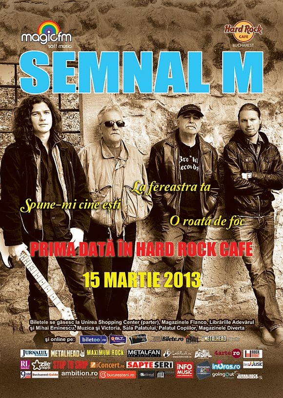 Concert SEMNAL M in Hard Rock Cafe din Bucuresti