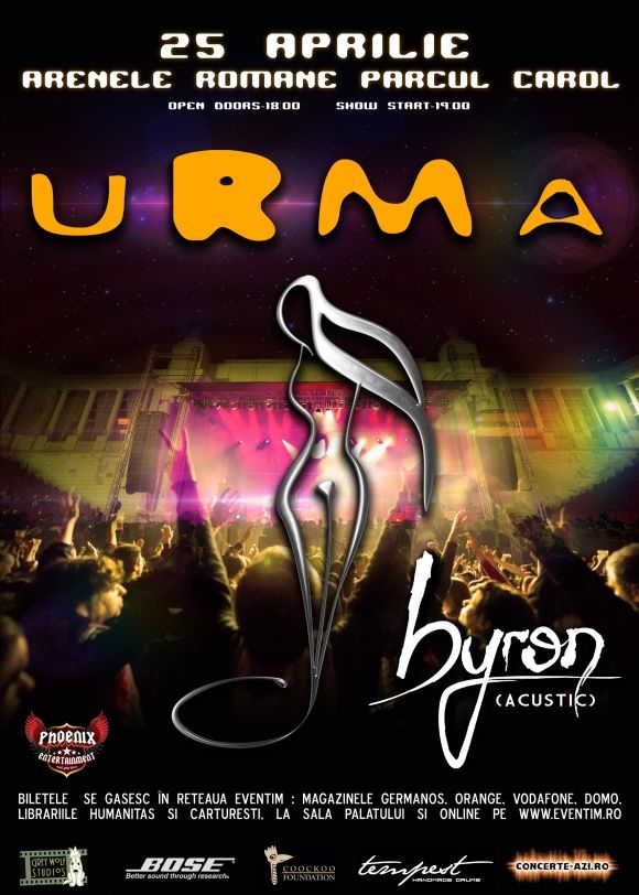 Concert URMA si byron la Arenele Romane