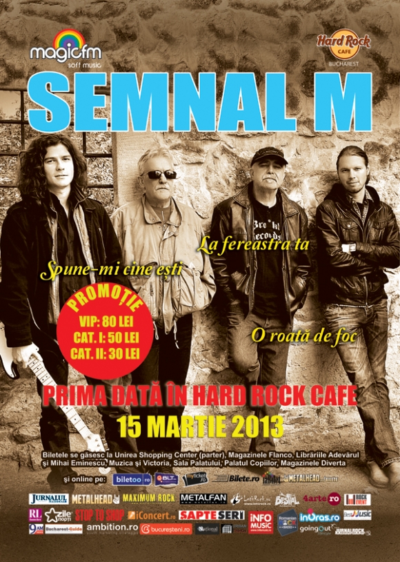 Promotia pentru concertul SEMNAL M continua