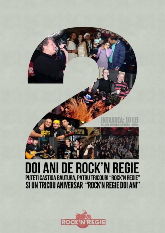 Rock'n Regie aniverseaza 2 ani