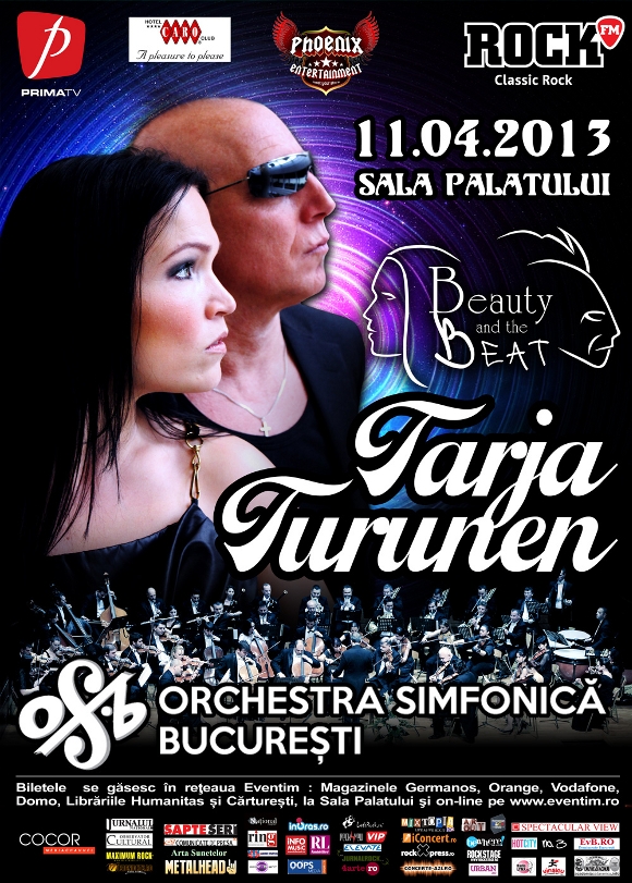 TARJA TURUNEN revine in Romania - concert la Sala Palatului