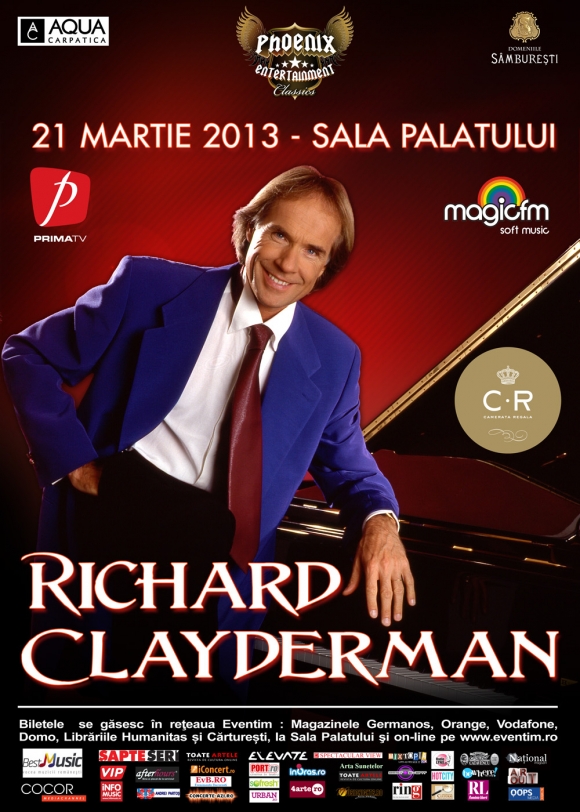 Trupa Hypnotique va deschide concertul Richard Clayderman