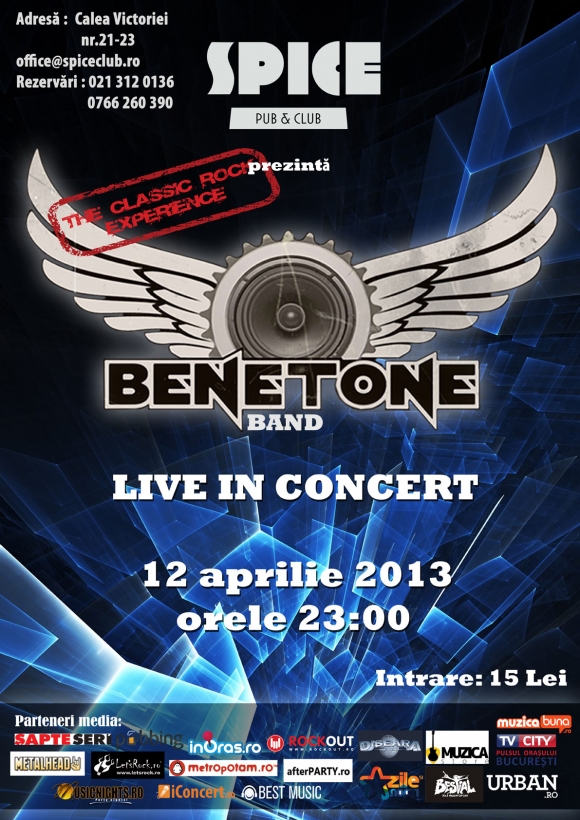 Concert Benetone in Spice Club