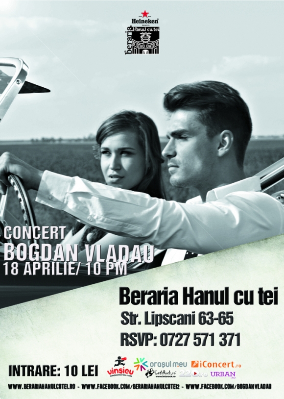 Concert Bogdan Vladau in Beraria Hanul cu Tei