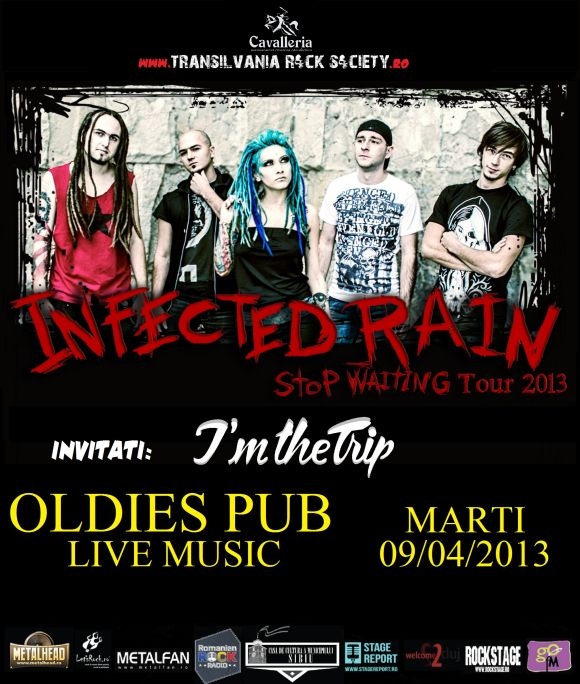 Concert I'm The Trip si Infected Rain in Oldies Pub-Live Music