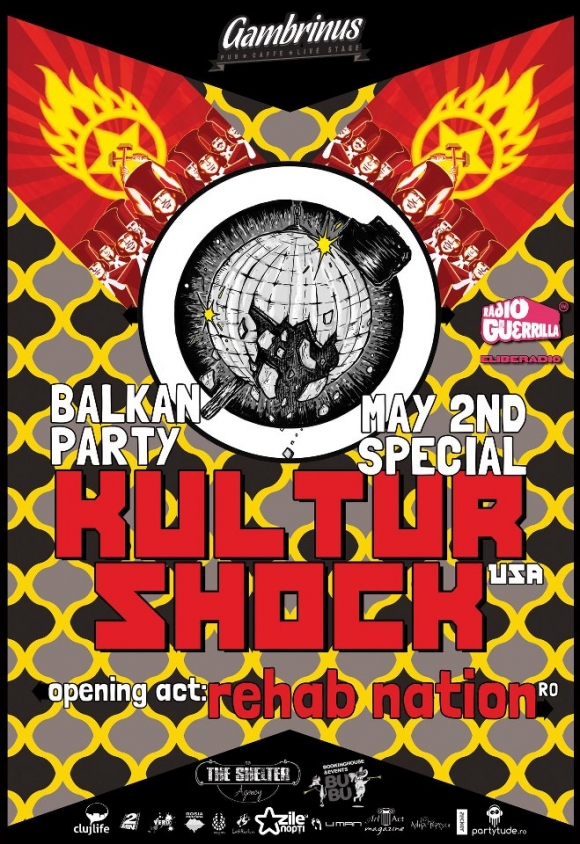 Concert Kultur Shock si Rehab Nation in Gambrinus Pub