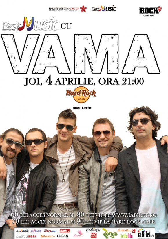 Concert Vama in Hard Rock Cafe