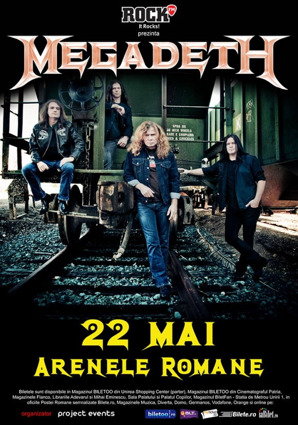 Megadeth concerteaza la Bucuresti