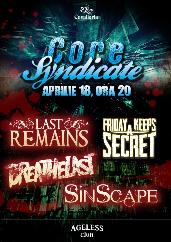 Programul concertului Core Syndicate 2 din Ageless Club