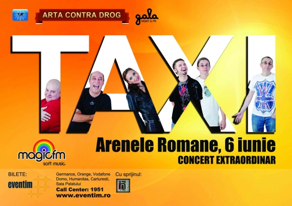 Taxi concerteaza la Arenele Romane