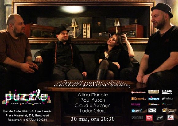 Concert pentru adulti cu Alina Manole in Club Puzzle