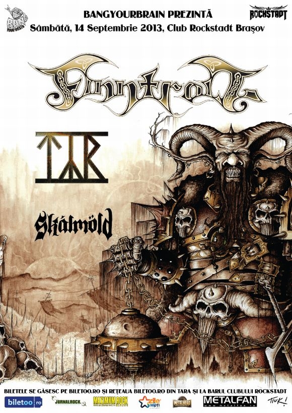 Concert Finntroll, Tyr si Skalmold in Club Rockstadt din Brasov