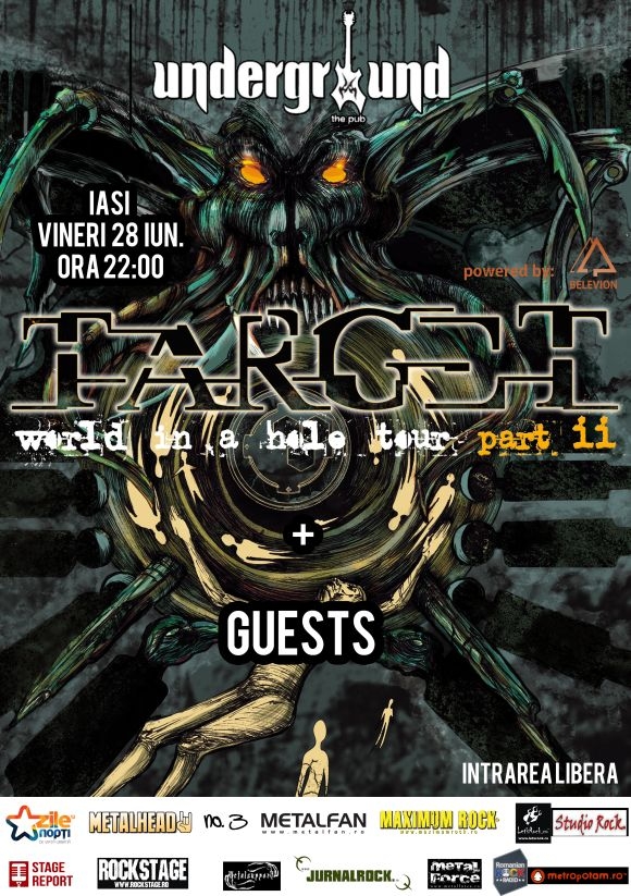 Concert TARG3T in Underground Pub din Iasi