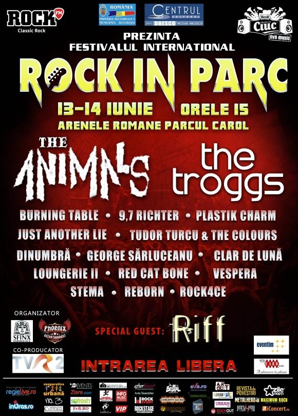 Programul festivalului Rock in Parc