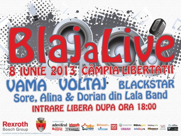 Vama, Voltaj, Blackstar, Sore, Alina si Dorian la Blaj aLive