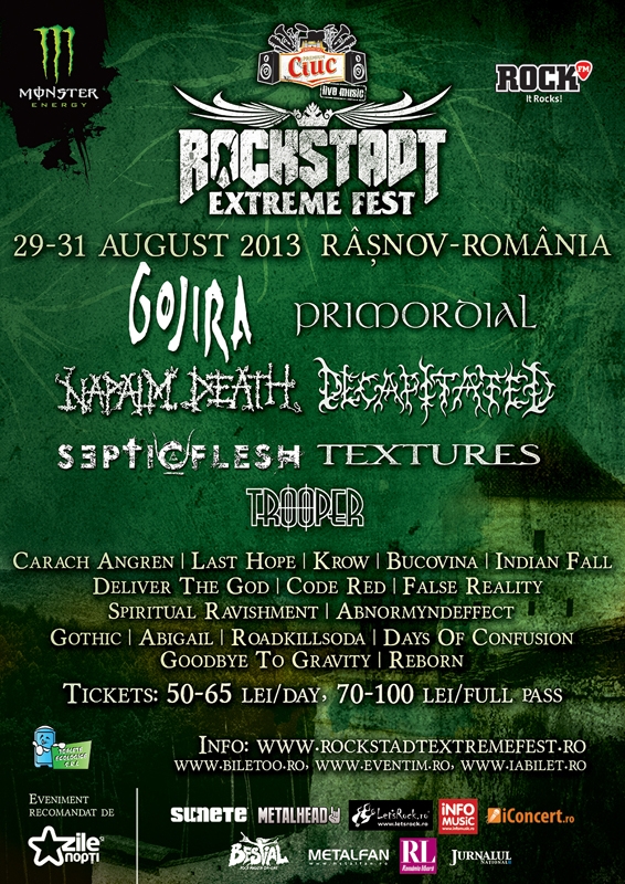 Distractia ta preferata ajunge la Rockstadt Extreme Fest