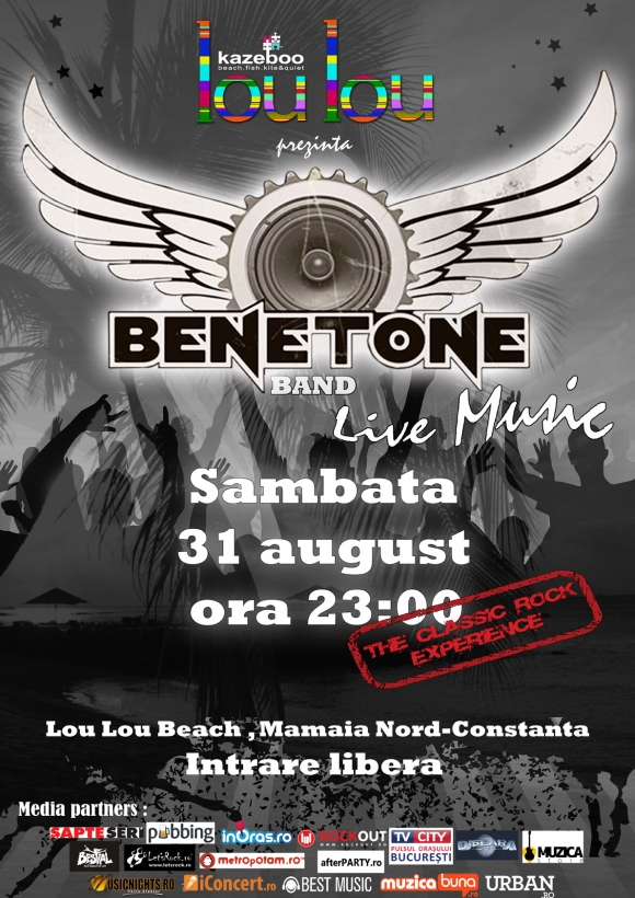 Concert Benetone Band la Lou Lou Beach