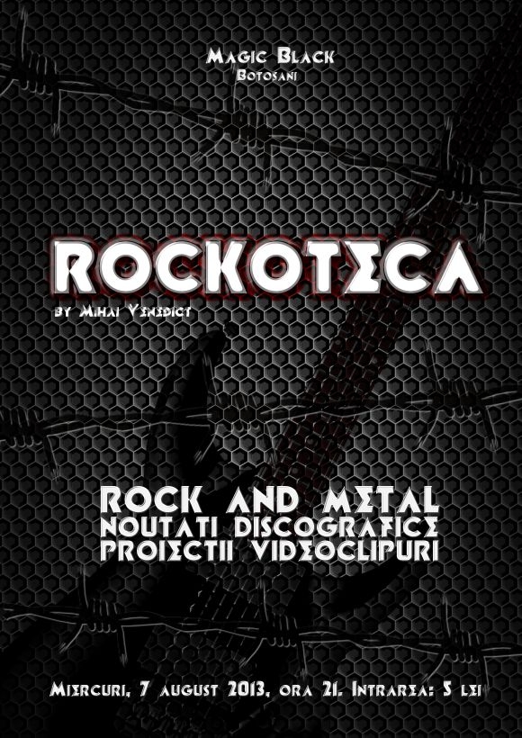 Rockoteca by Mihai Venedict in Magic Black din Botosani