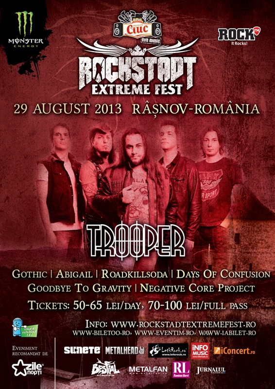 TROOPER – mesaj pentru Rockstadt Extreme Fest