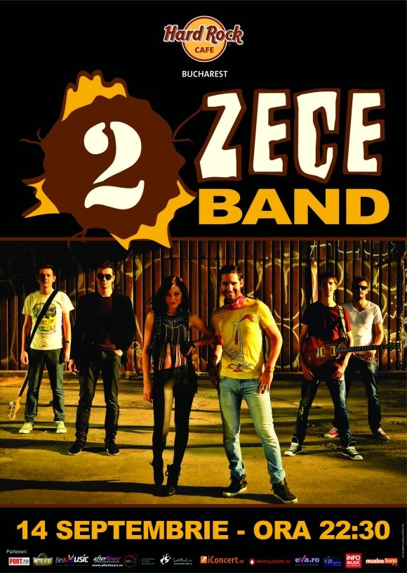 Concert 2 ZECE BAND in Hard Rock Cafe din Bucuresti