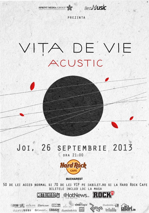 Concert Vita de Vie in Hard Rock Cafe