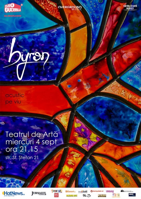 Concert byron acustic la Teatrul de Arta din Bucuresti