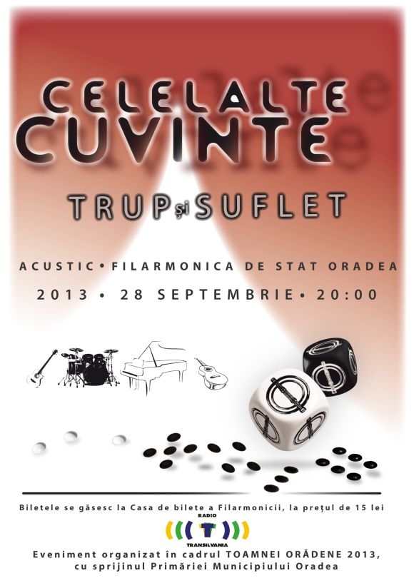 Trup si suflet – concert acustic Celelalte Cuvinte la Oradea