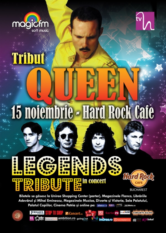 Avalansa de hituri QUEEN pe 15 noiembrie la Hard Rock Cafe