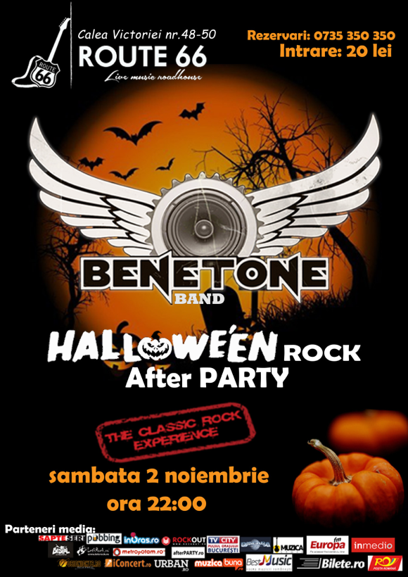 BENETONE Band in Halloween Rock Afterparty la Route 66