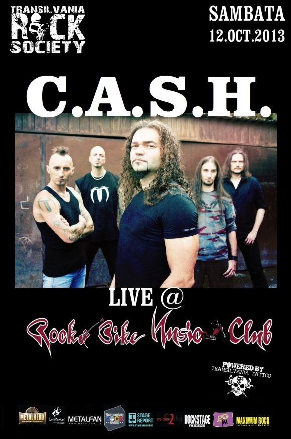 Concert C.A.S.H. in Rock&Bike Music Club Sibiu