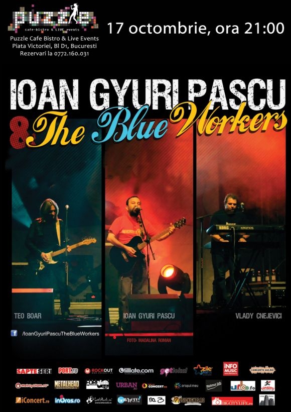 Concert Ioan Gyuri Pascu & The Blue Workers in Club Puzzle