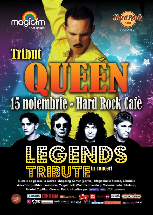 Concert Tribute Queen in Hard Rock Cafe