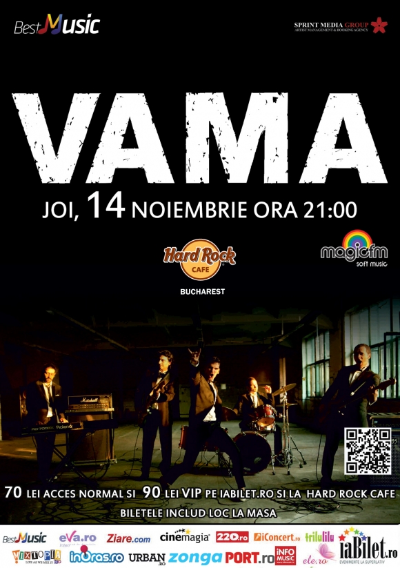 Concert VAMA in Hard Rock Cafe