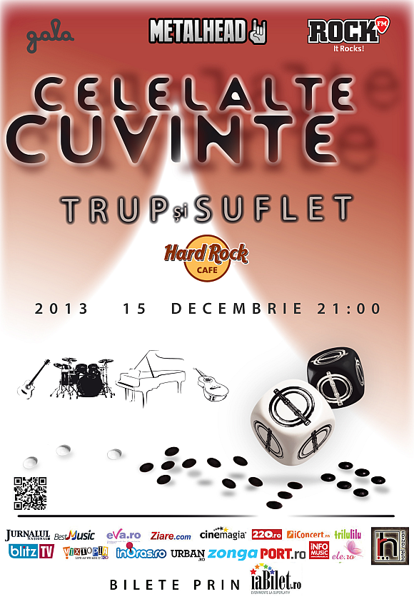 Concert aniversar 32 ani - Celelalte Cuvinte la Hard Rock Cafe din Bucuresti