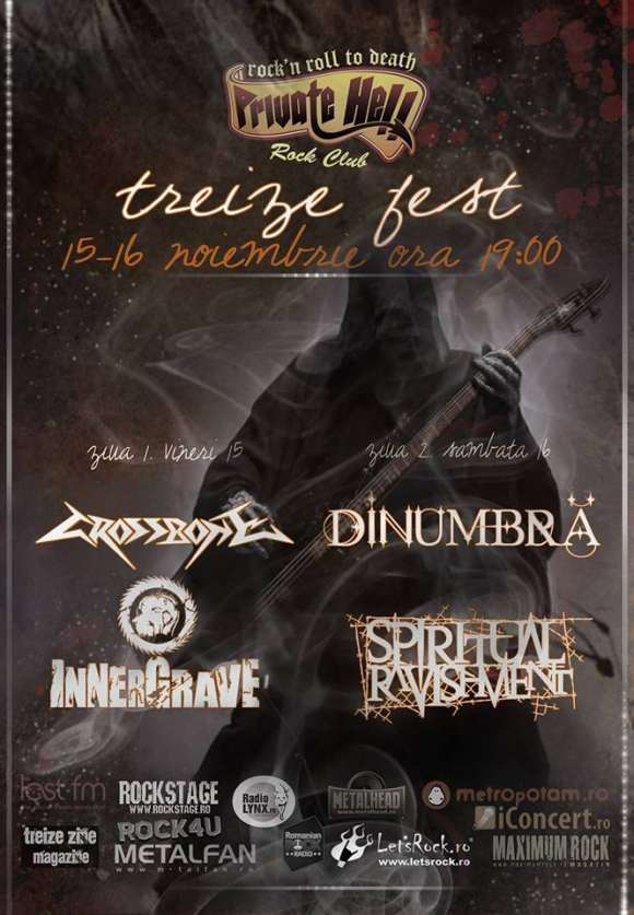 Treize Fest in club Private Hell din Bucuresti