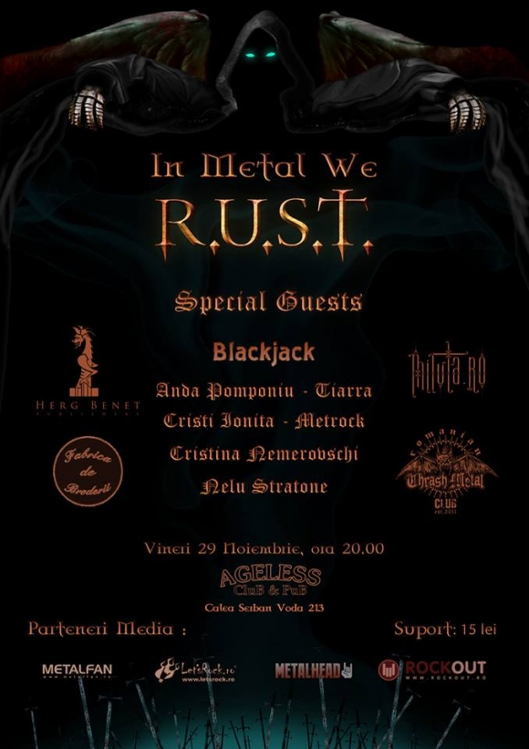 In Metal We R.U.S.T. la Ageless Club din Bucuresti