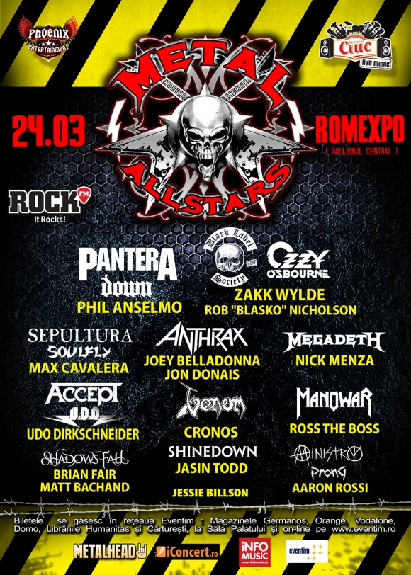 Metal All Stars, in premiera in Romania