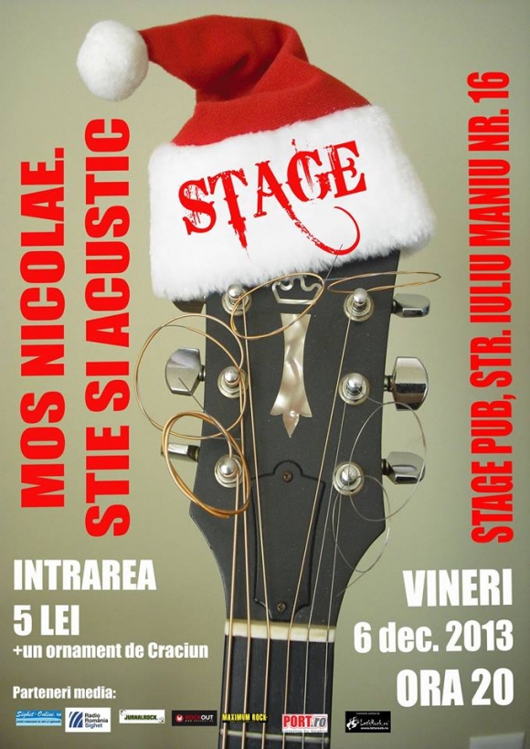 Mos Nicolae stie si acustic in Stage Pub Sighet